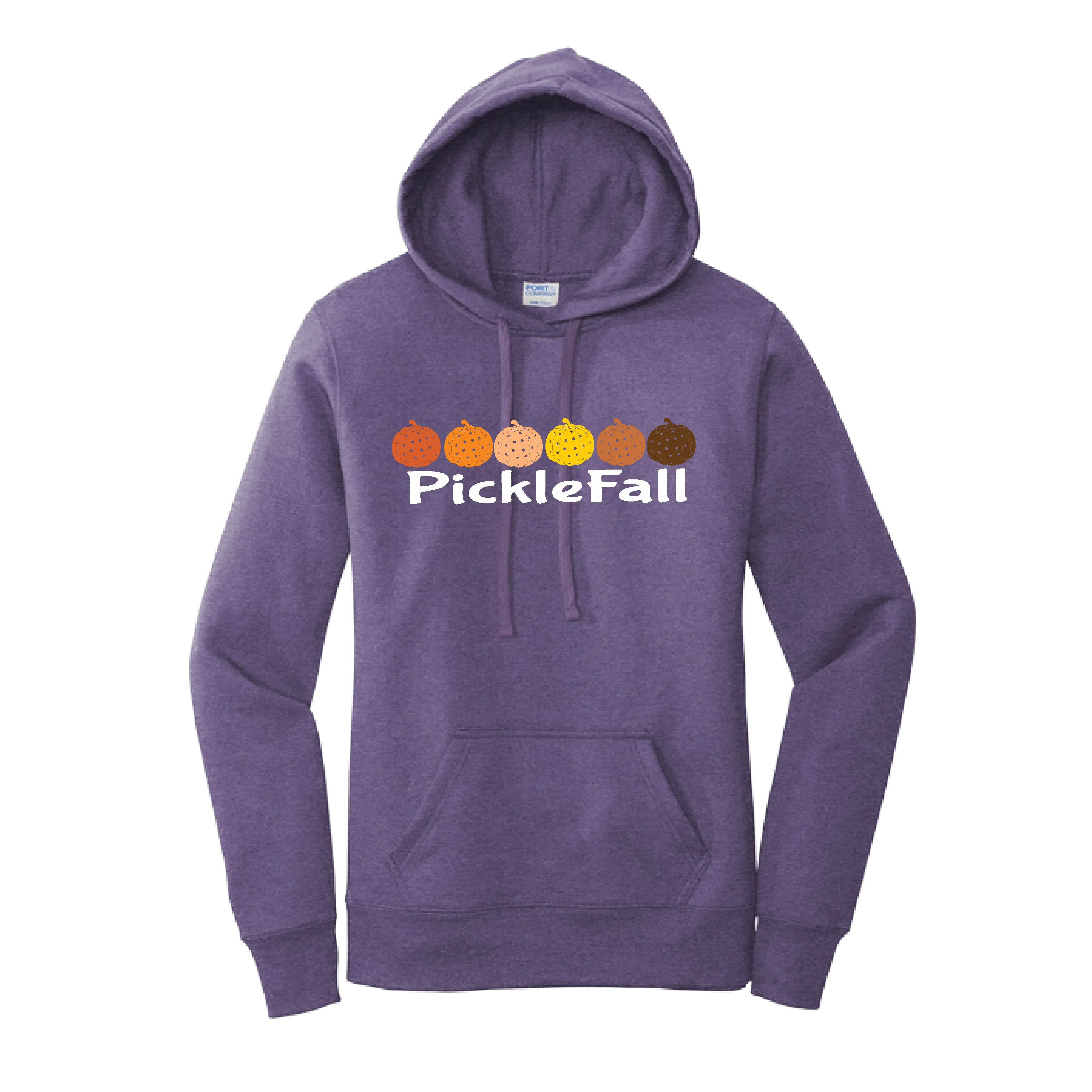Picklefall | Women’s Fitted Hoodie Pickleball Sweatshirt | 50% Cotton 50% Poly Fleece