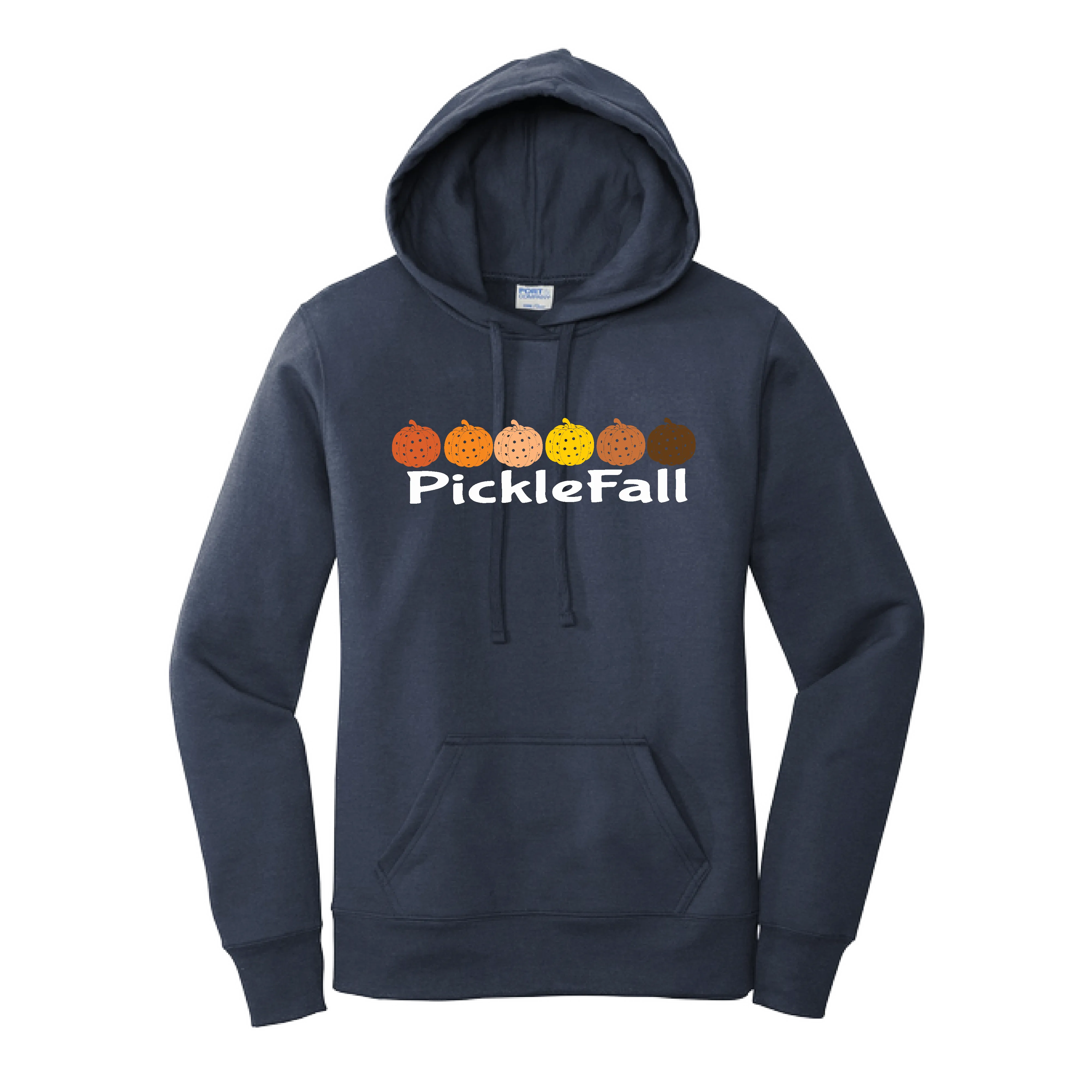 Picklefall | Women’s Fitted Hoodie Pickleball Sweatshirt | 50% Cotton 50% Poly Fleece