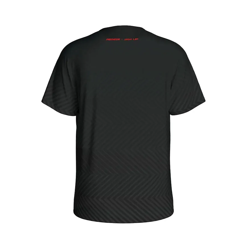 Predator Tech Tee Black with Red Logo T-Shirt