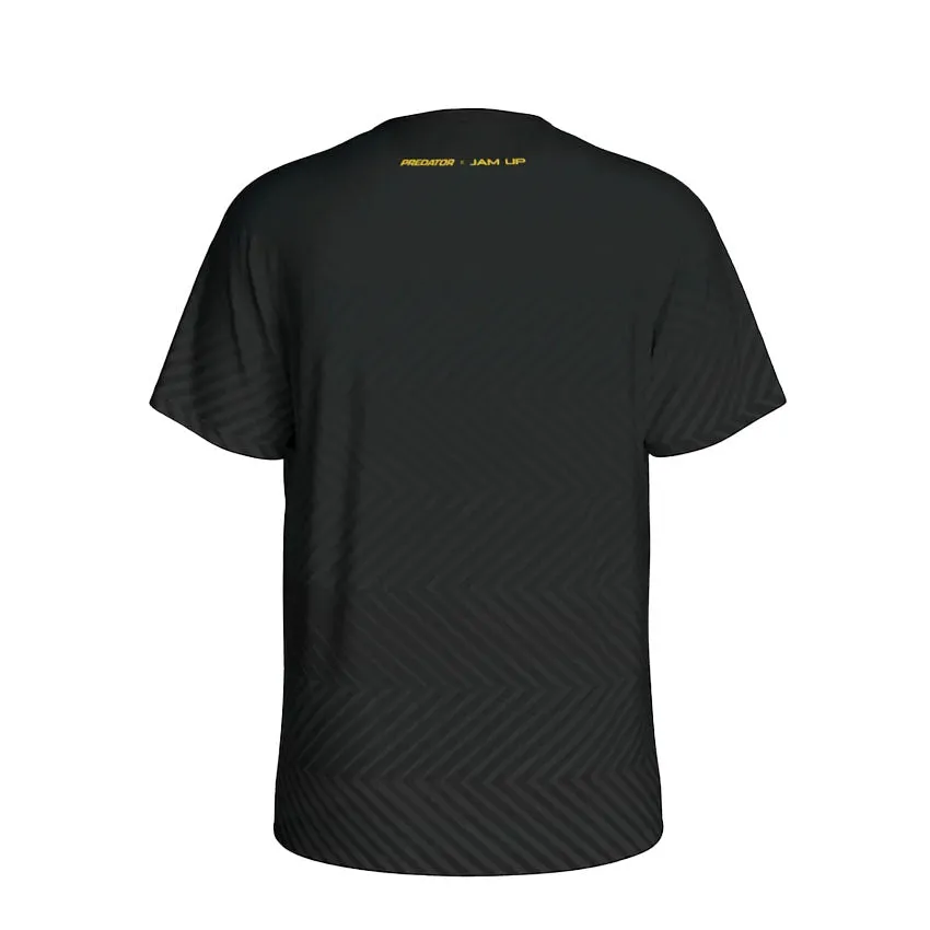 Predator Tech Tee Black with Yellow Logo T-Shirt