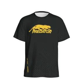 Predator Tech Tee Black with Yellow Logo T-Shirt