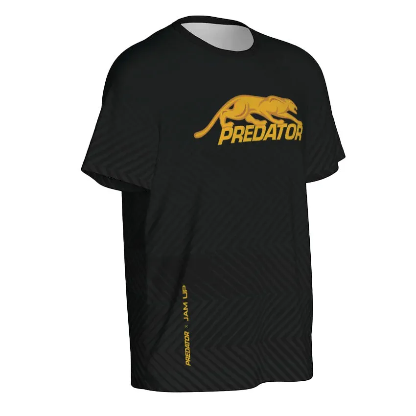 Predator Tech Tee Black with Yellow Logo T-Shirt