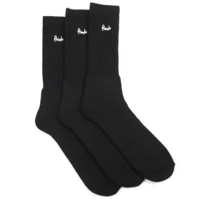 Pringle Sports Socks 3 Pack Black