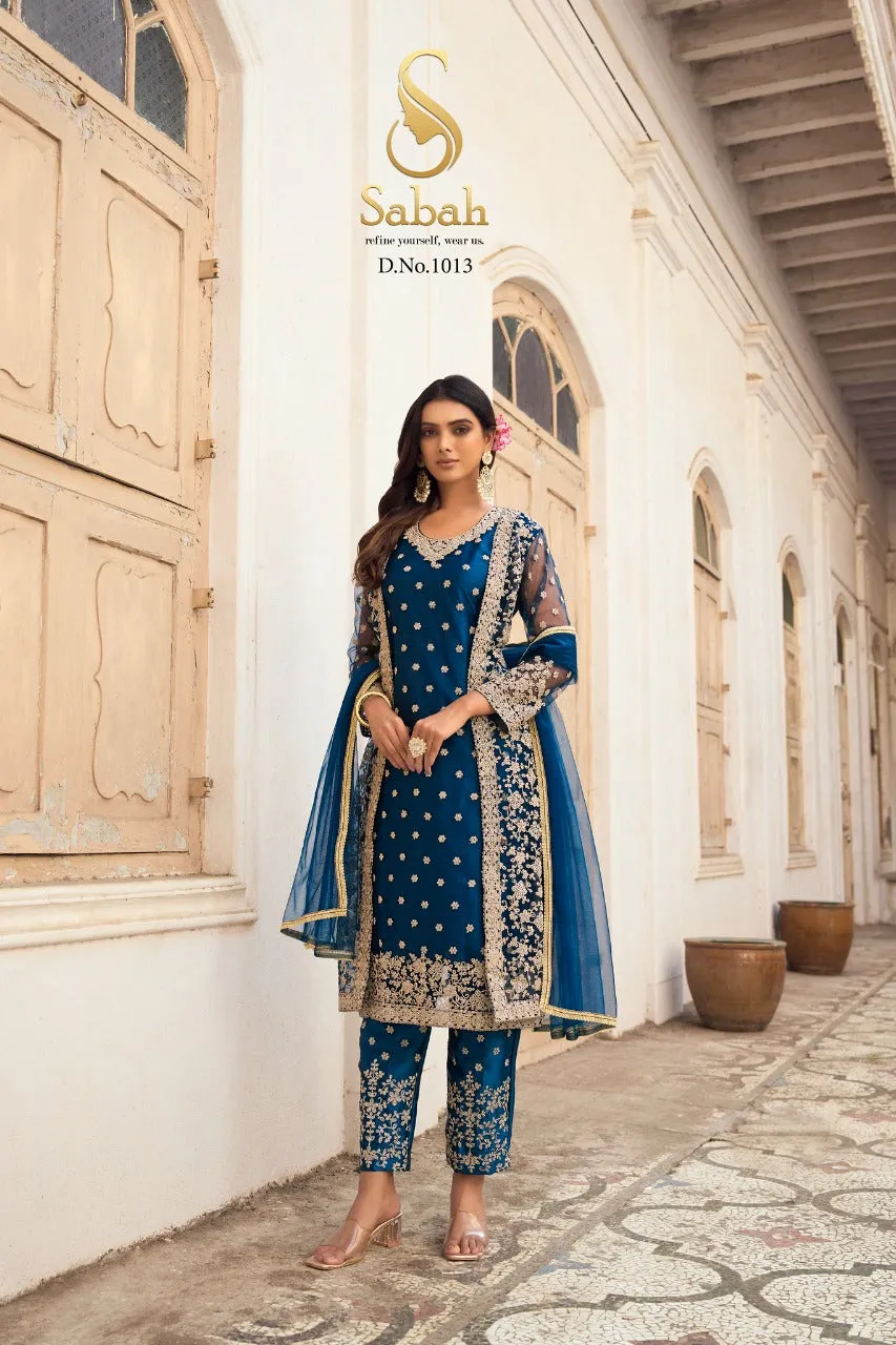 SABAH KHWAAB FESTIVE WEAR DESIGNER SUIT