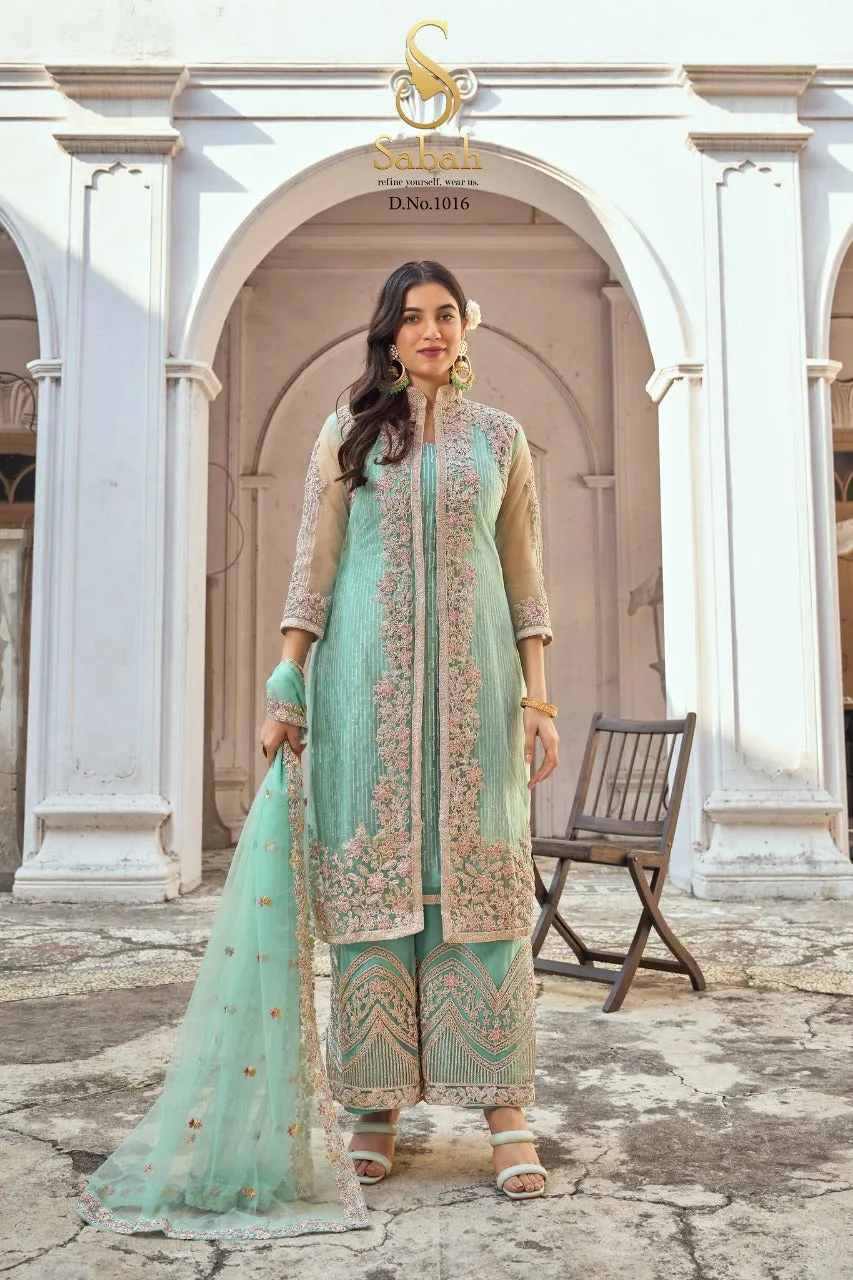 SABAH KHWAAB FESTIVE WEAR DESIGNER SUIT