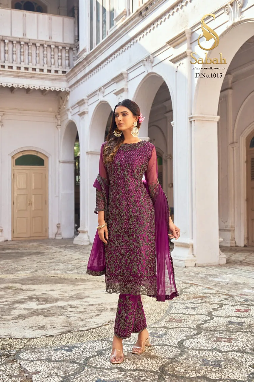 SABAH KHWAAB FESTIVE WEAR DESIGNER SUIT