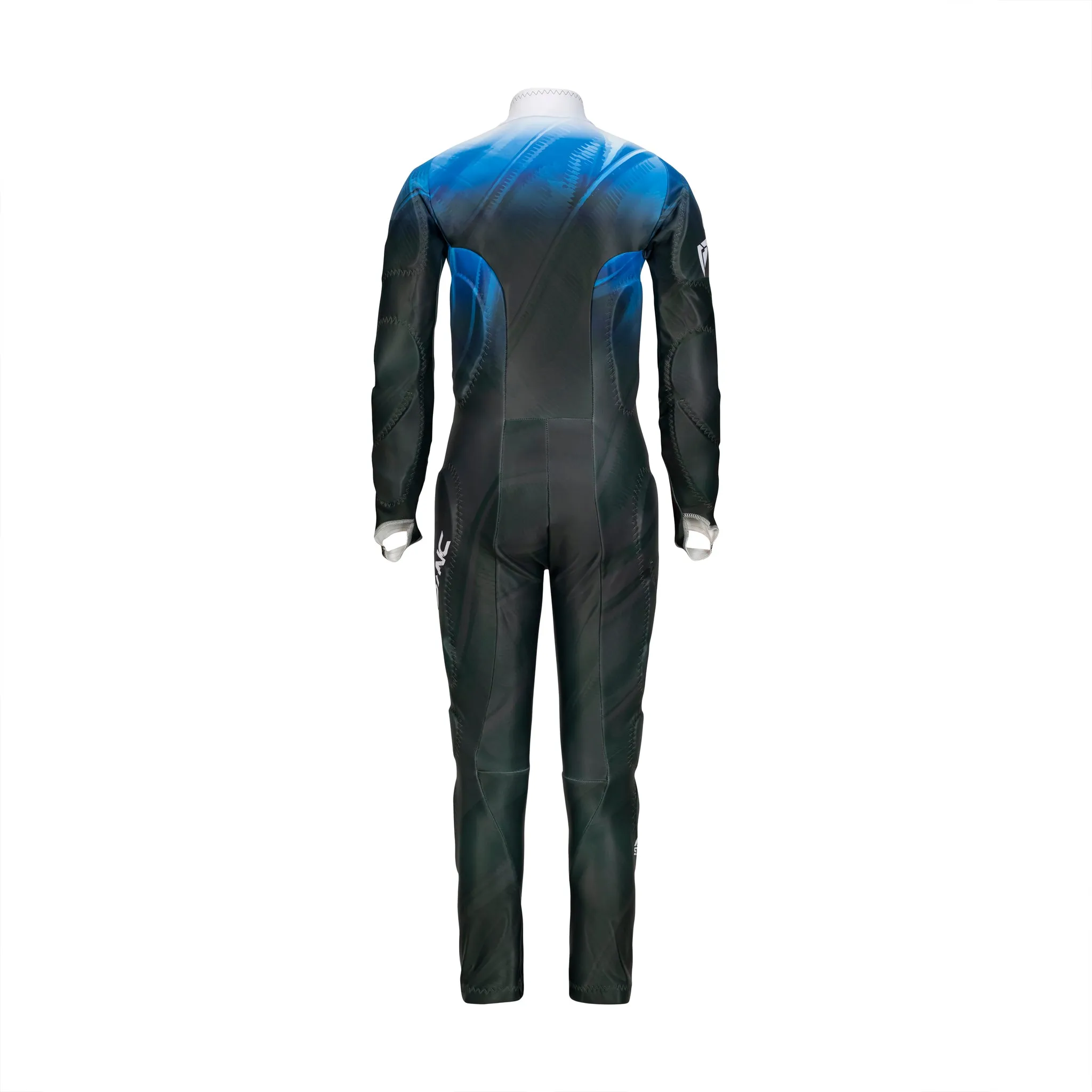 Stef Kids Race Suit - Black/Blue
