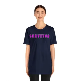 Survivor t-shirts M23 brand name tees | Persistent Trooper t-shirts | Breast Cancer Survivors tees | Surviving Life