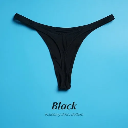 Swimsuit Thong Swimwear Women Bikini Bottoms And Top