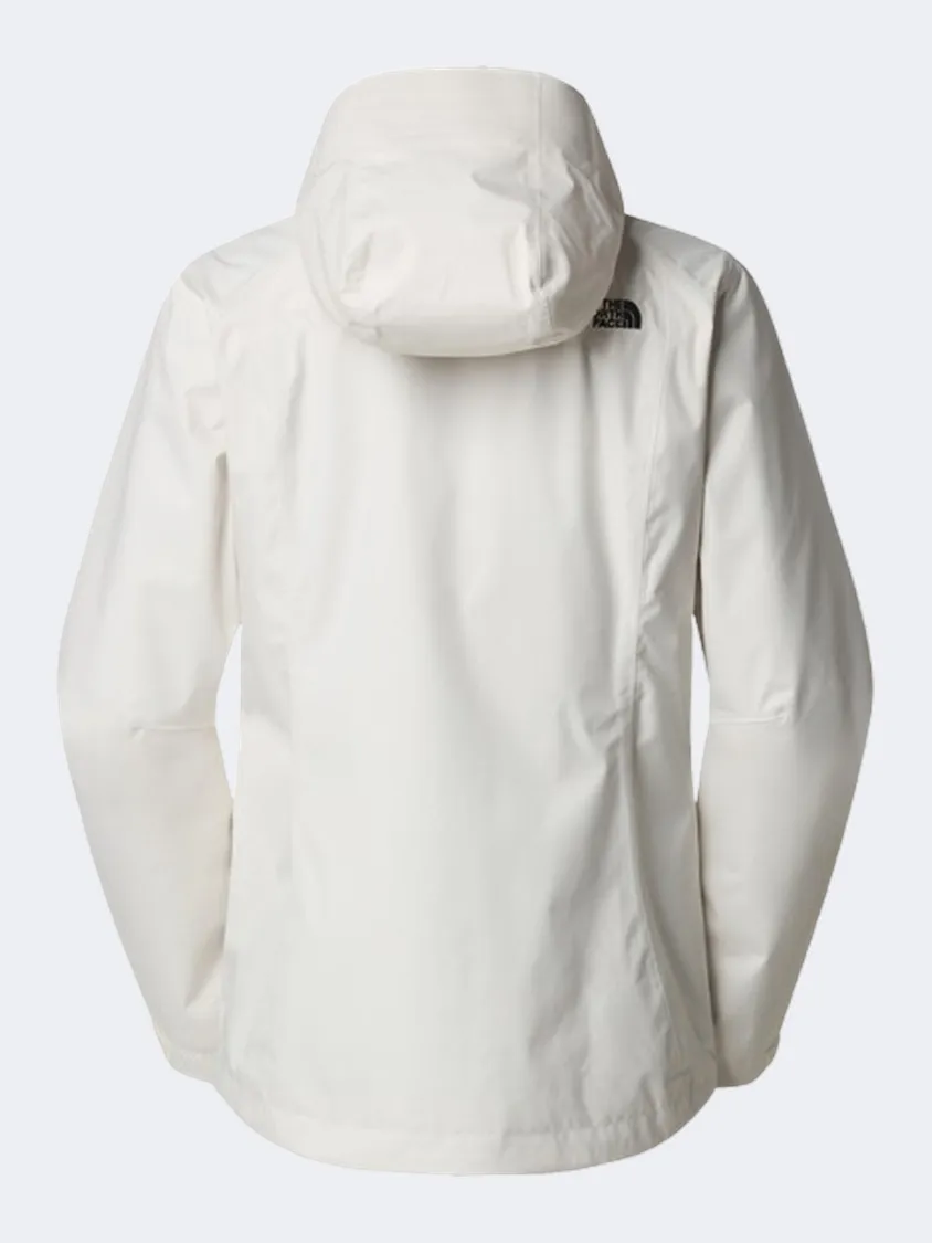 The North Face Evolve Ii Triclimate Women Lifestyle Jacket White Dune/Smokey