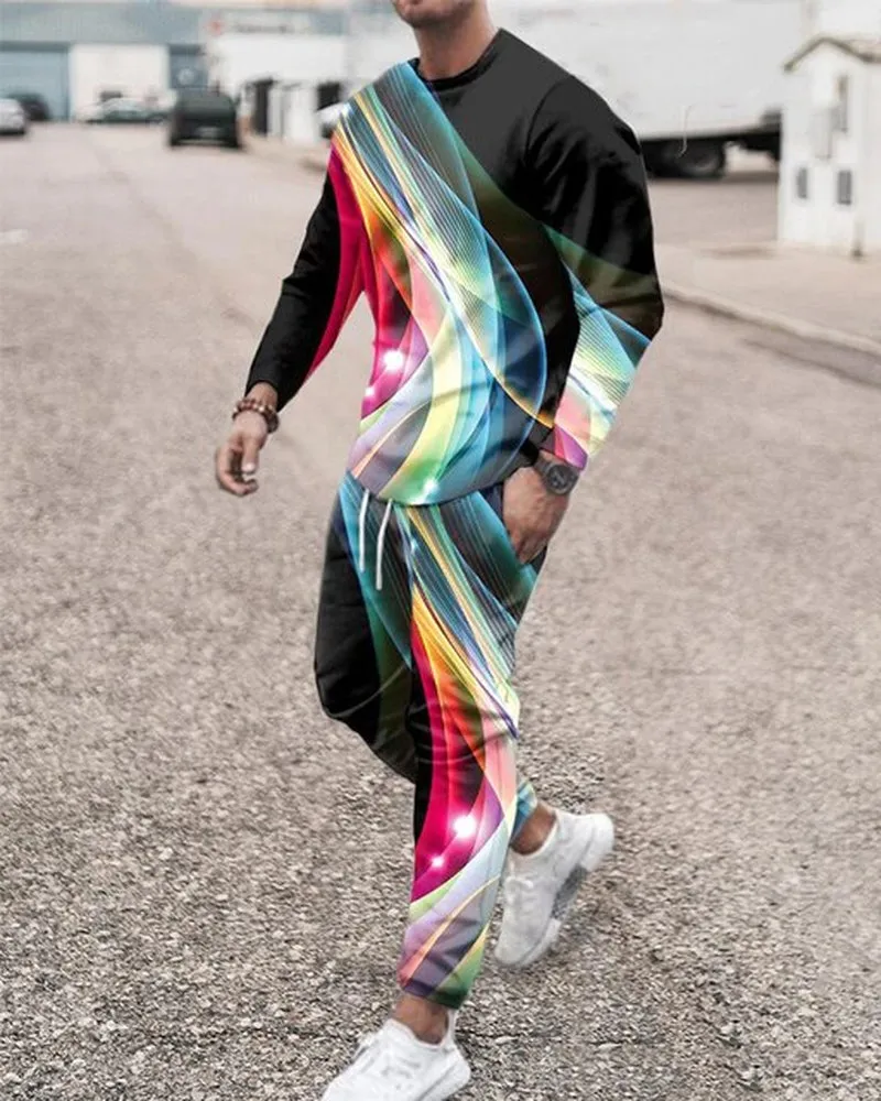 The Spatafore Printed Track Suit