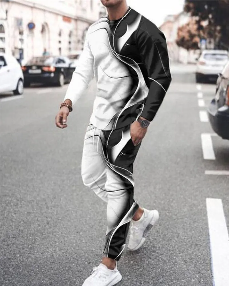 The Spatafore Printed Track Suit