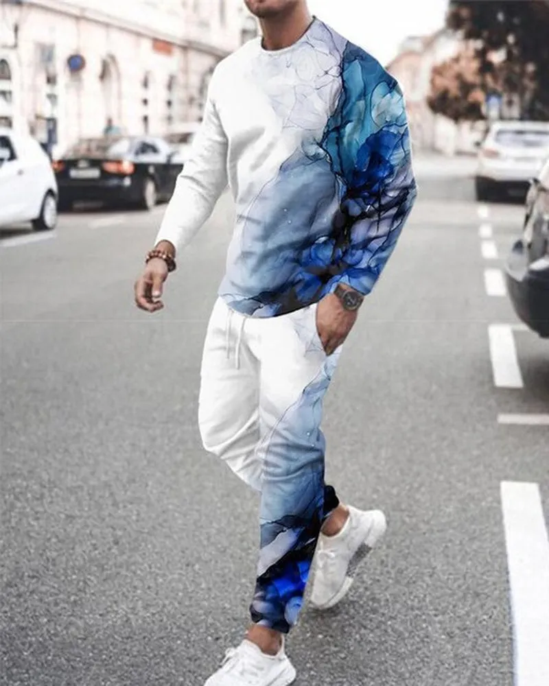 The Spatafore Printed Track Suit