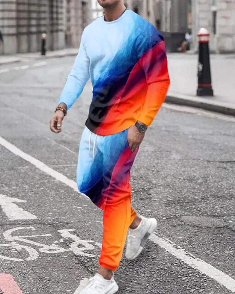 The Spatafore Printed Track Suit
