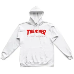 Thrasher Skate Mag Pullover Hoody White Red