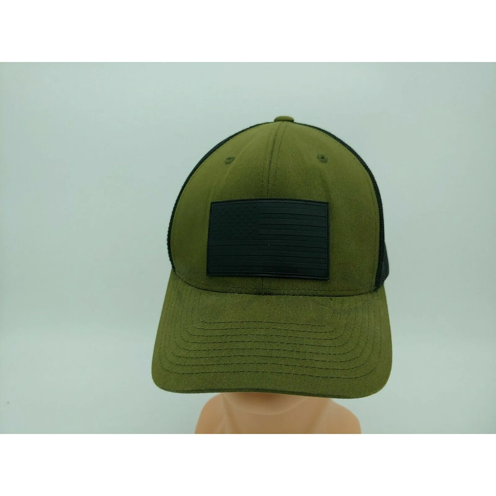 USA American Flag  Baseball Mesh Tactical Military Green Army cap Hat