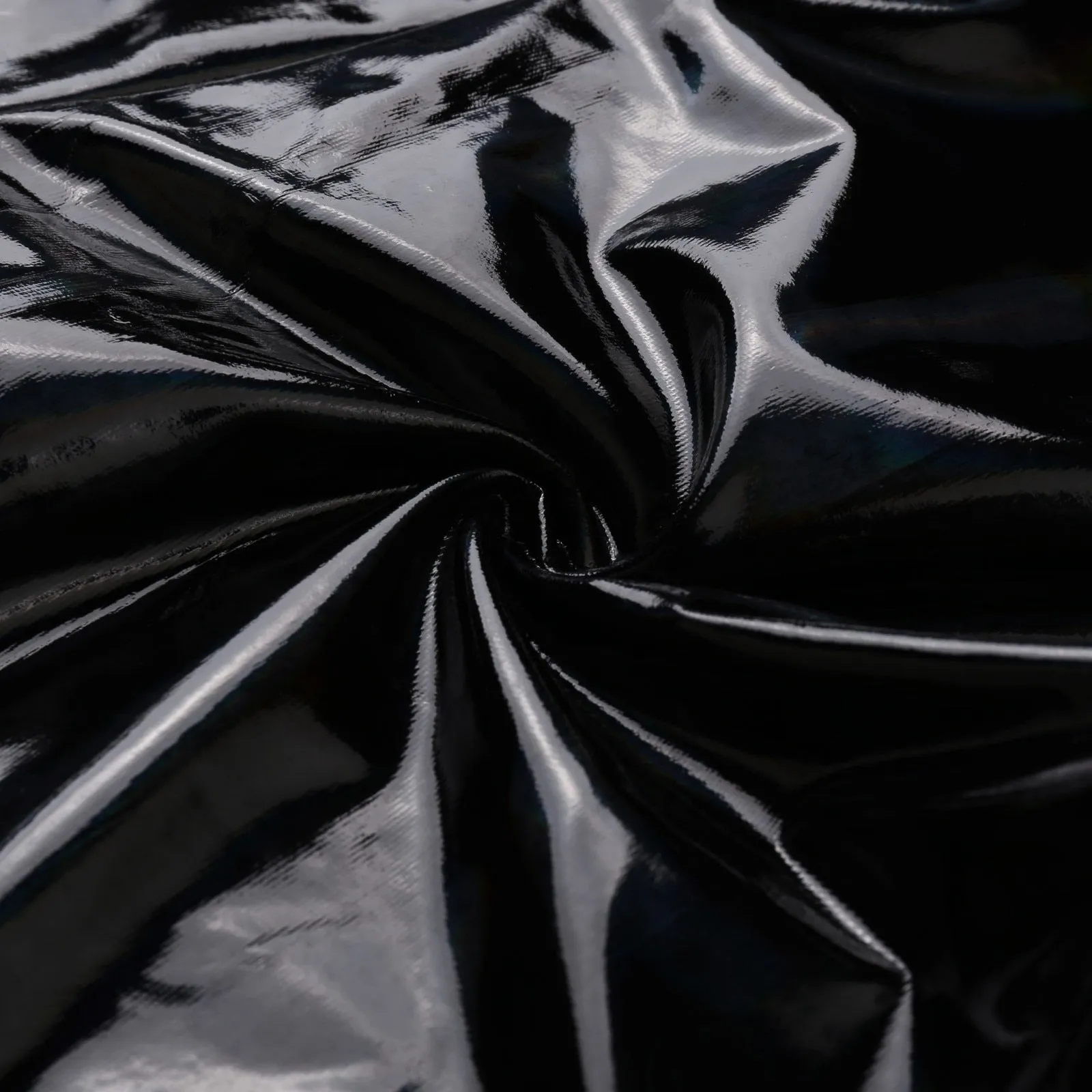 Vegan Leather High-Gloss Holographic Shaping Push Up Leggings