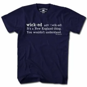 Wicked Definition T-Shirt | Unisex / M / Navy