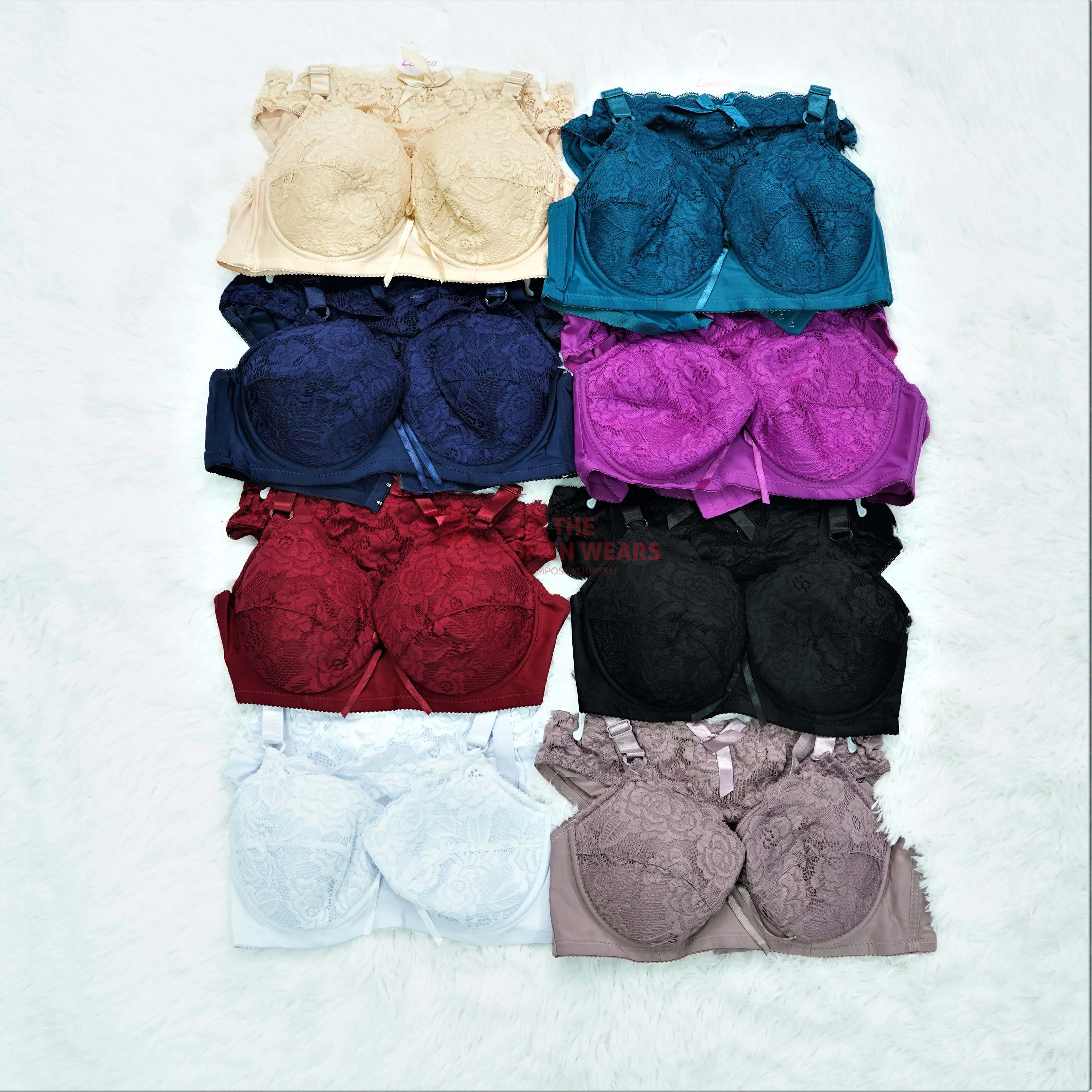 Women's Under Wired Soft Padded Bra Set (A006)