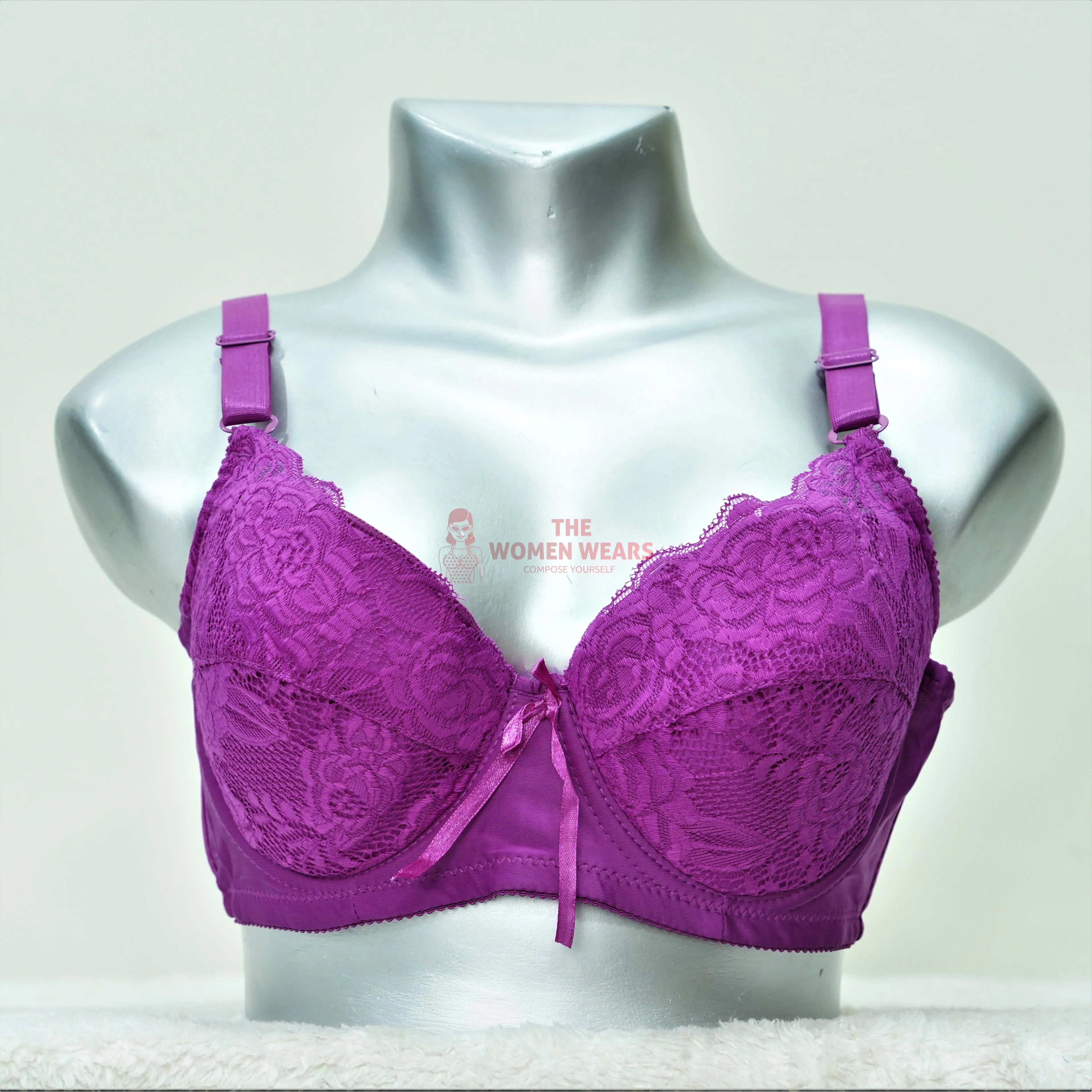 Women's Under Wired Soft Padded Bra Set (A006)