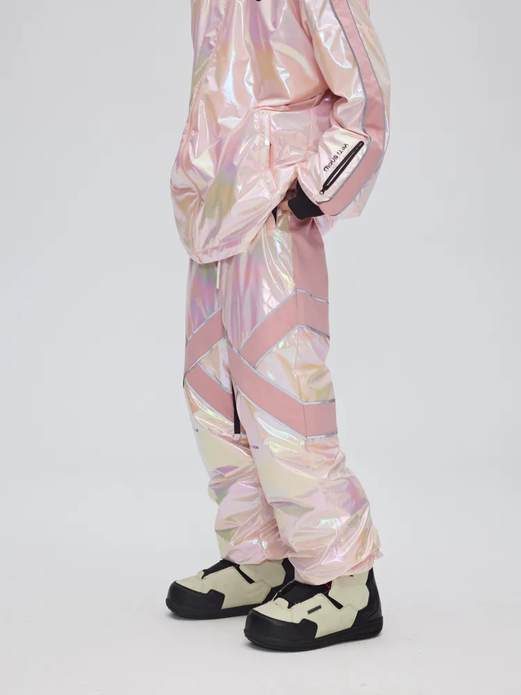 Yetisnow Gradient Pink Suit - Women's