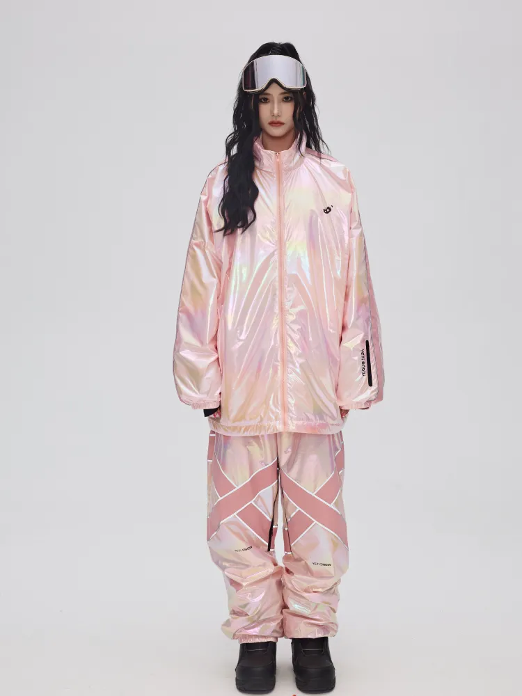 Yetisnow Gradient Pink Suit - Women's