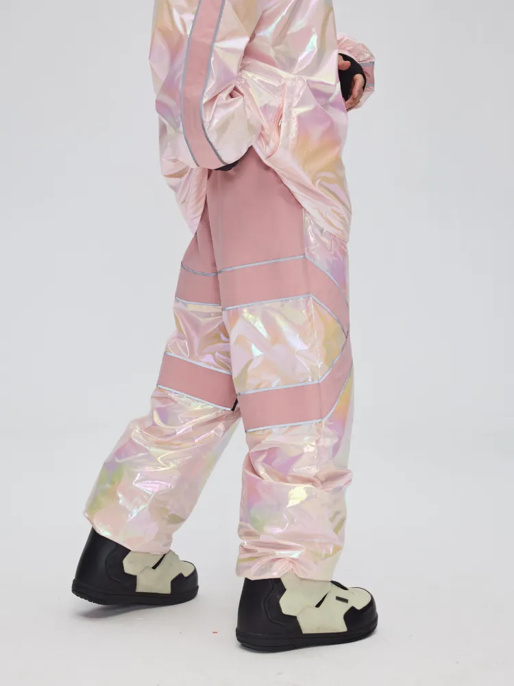 Yetisnow Gradient Pink Suit - Women's