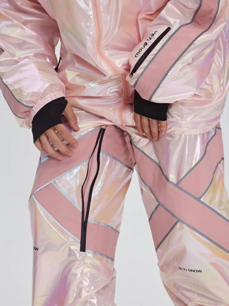 Yetisnow Gradient Pink Suit - Women's