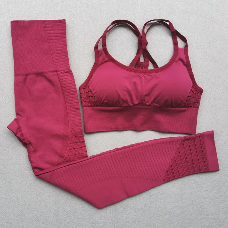 Yoga Set Seamless Fitness Suits