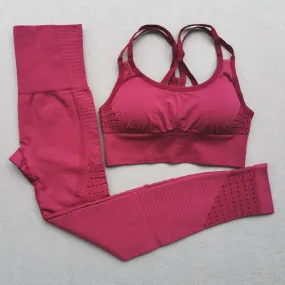 Yoga Set Seamless Fitness Suits