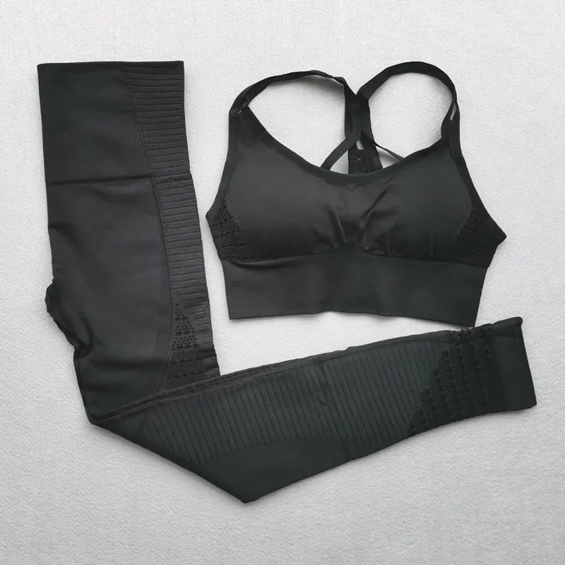 Yoga Set Seamless Fitness Suits