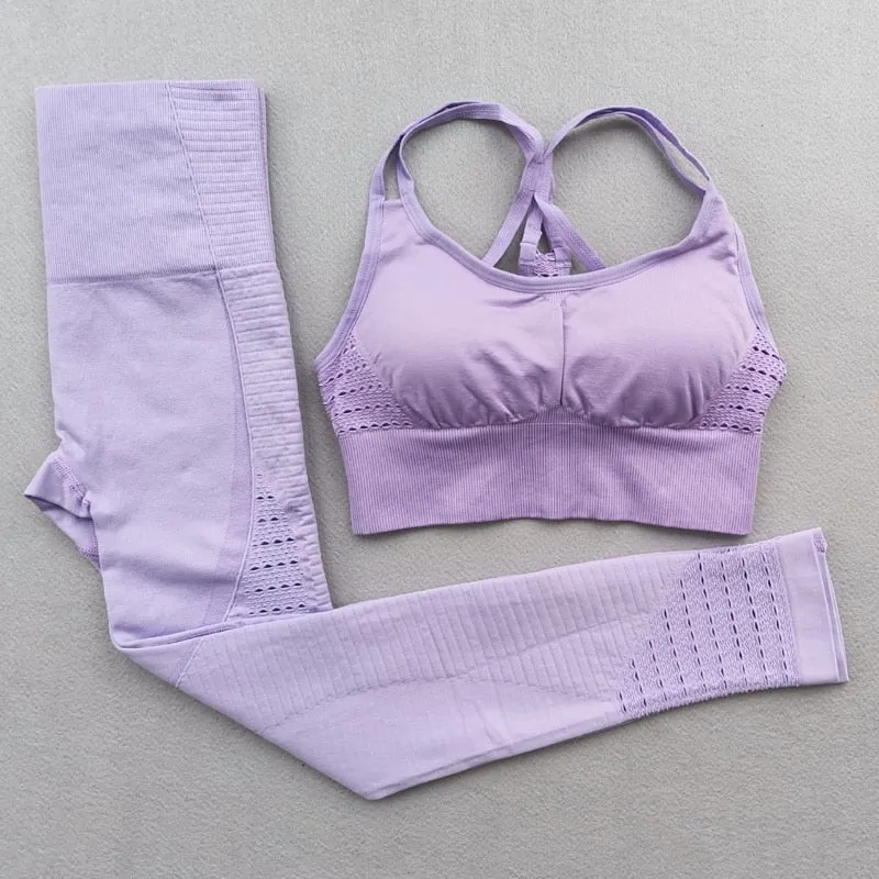 Yoga Set Seamless Fitness Suits